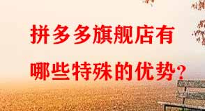 拼多多旗艦店有哪些特殊的優(yōu)勢(shì)